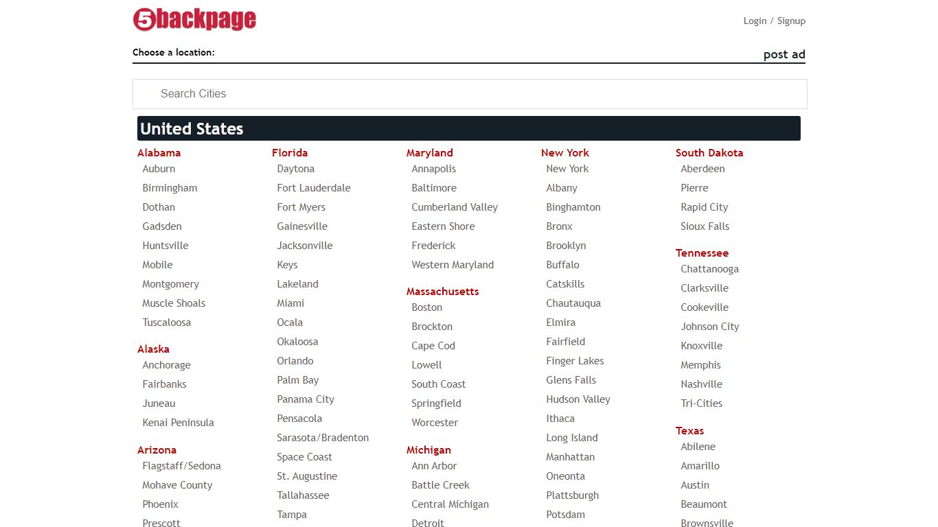 free local classified directory | 5backpage | similar craigslist