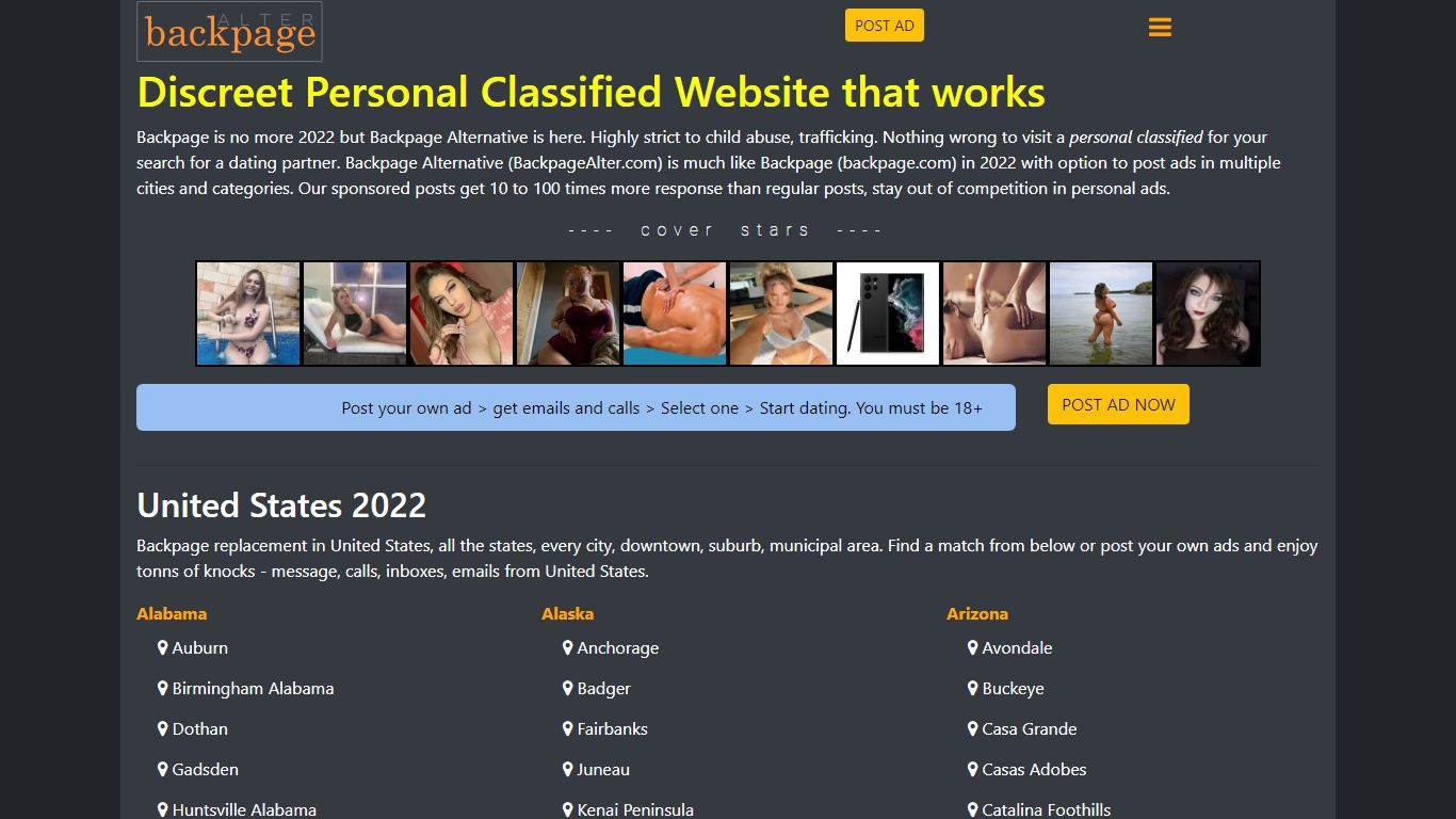 New Backpage Alternative Classified website | New Backpage Replacement ...